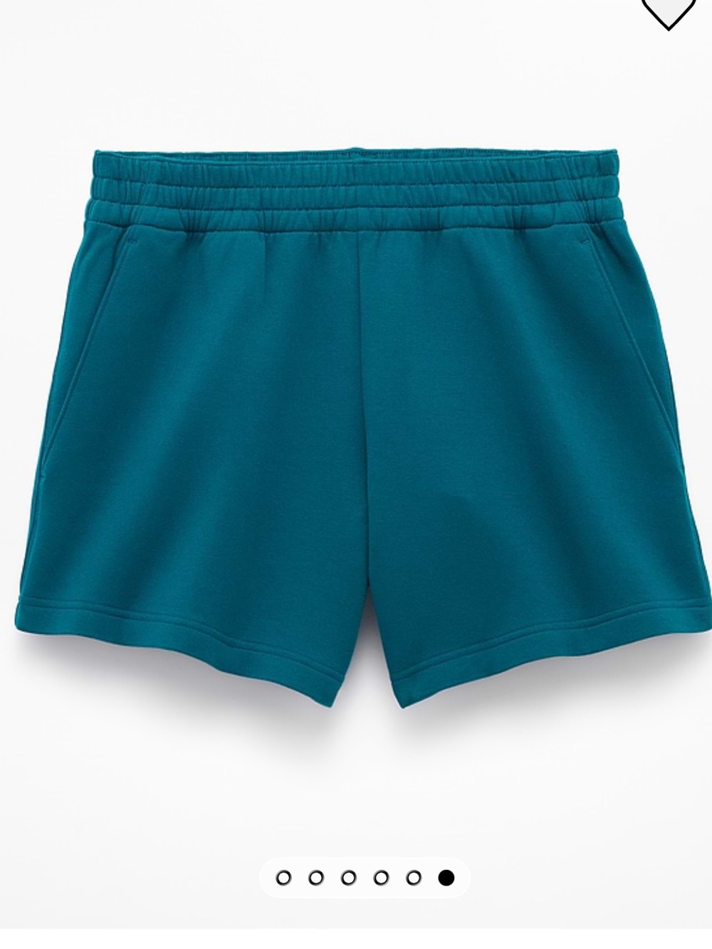 Athleta Teal Athletic Pull-On Shorts